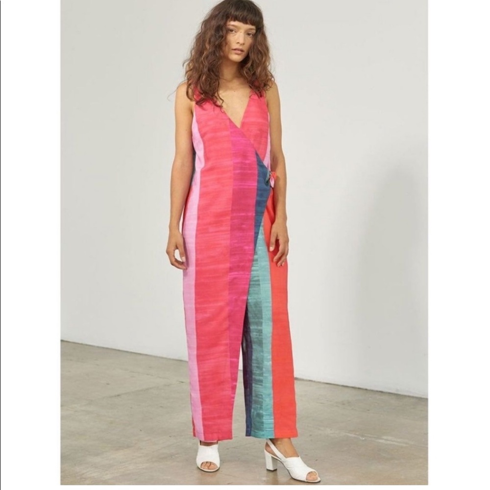 Mara Hoffman size L wrap Meryl jumpsuit